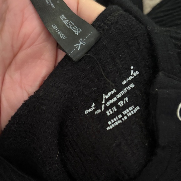 Out from Under Black Sleeveless Buttoned Women's Top size XS/S - Picture 6 of 8